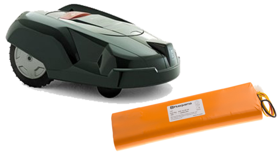 Cambiar la batería del Husqvarna Automower 220AC