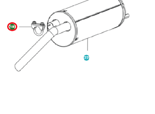 Klammer i gruppen hos Motorsågsbutiken (5011522-03)