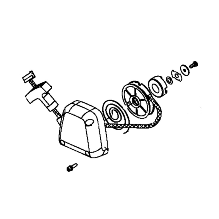 Repair Kit Starter Assy i gruppen Övriga Reservdelar / Reservdelar McCulloch Lövblåsare / Reservdelar McCulloch GB355BP hos Motorsågsbutiken (5014243-50)