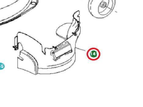 Kåpa i gruppen  hos Motorsågsbutiken (5015793-02)