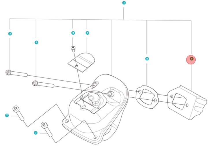 HEAT DEFLECTOR MUFFLER 60C i gruppen Reservdelar Motorsågar / Husqvarna Motorsågar 500-serie / Reservdelar Husqvarna 562XP/G Mark II hos Motorsågsbutiken (5018145-01)
