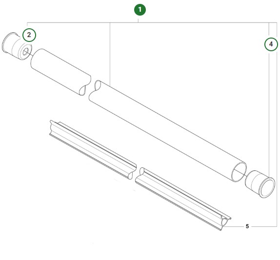 Tube Assy i gruppen Reservdelar Röjsågar / Röjsågar Husqvarna 500-serie / Reservdelar Husqvarna 535iRX hos Motorsågsbutiken (5019197-03)