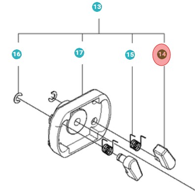 Start Spärrkhake i gruppen  hos Motorsågsbutiken (5019391-01)