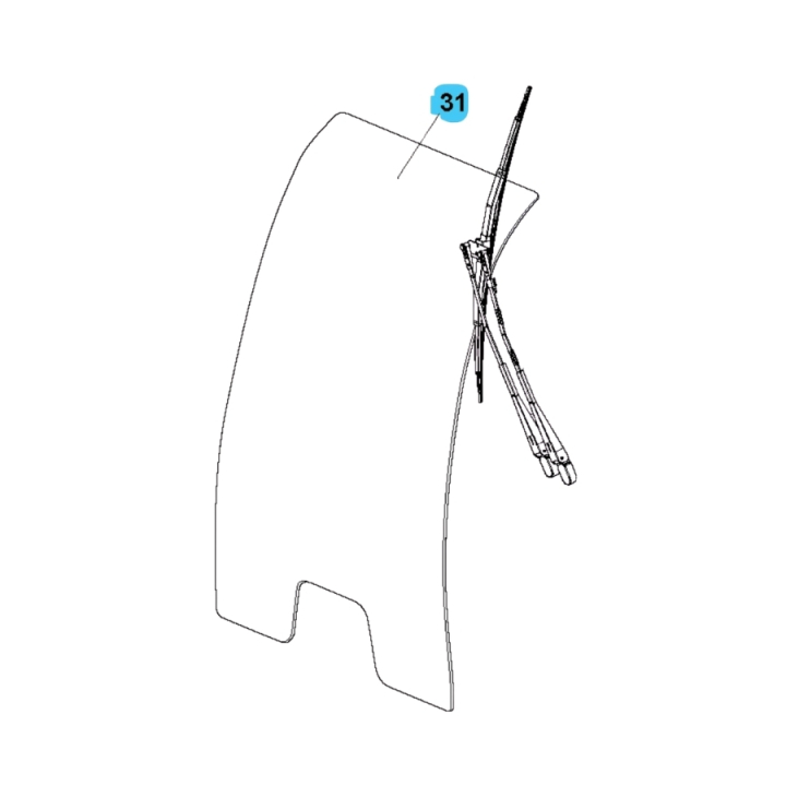 Vindruta i gruppen  hos Motorsågsbutiken (5019554-01)