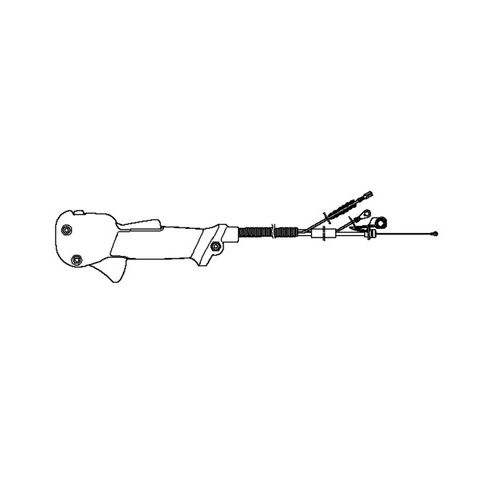 Husqvarna Gashandtag 5022323-03 i gruppen Reservdelar Röjsågar / Röjsågar Husqvarna 500-serie / Reservdelar Husqvarna 555FX / T hos Motorsågsbutiken (5022323-03)