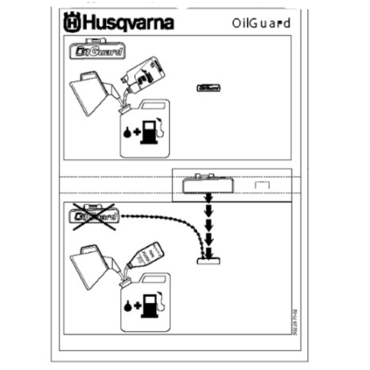 Kit, Switch Off Sats, Oil Guar i gruppen Övriga Reservdelar / Reservdelar Husqvarna Motorkap / Reservdelar Husqvarna K760 hos Motorsågsbutiken (5022870-03)