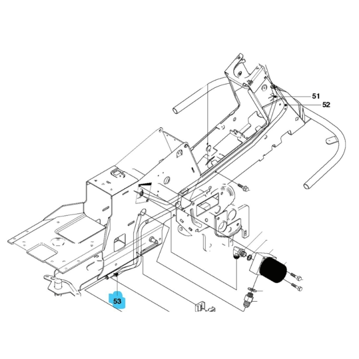 Hydraulrör i gruppen hos Motorsågsbutiken (5028546-01)