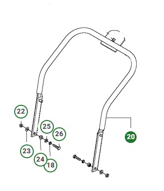 Handtag Kpl i gruppen  hos Motorsågsbutiken (5032823-04)
