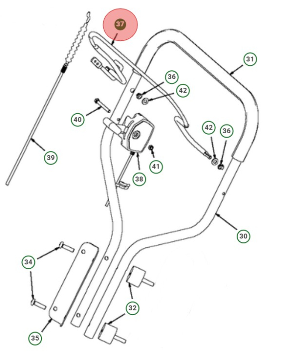 Rörbygel Pro 4 komplett i gruppen  hos Motorsågsbutiken (5033131-01)