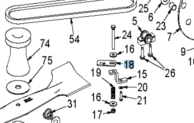 Övre Fäste 1-Vxl Brilliant i gruppen  hos Motorsågsbutiken (5033273-01)