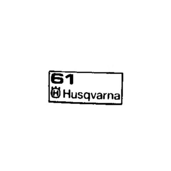 Dekal Cylinderkåpa i gruppen Reservdelar Motorsågar / Husqvarna Motorsågar 500-serie / Reservdelar Husqvarna 61 hos Motorsågsbutiken (5036628-09)