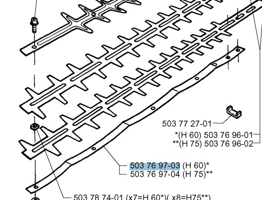 Stödplåt 60 Cm i gruppen  hos Motorsågsbutiken (5037697-03)