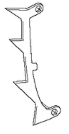 Barkstöd i gruppen Reservdelar Motorsågar / Reservdelar Jonsered Motorsågar / Reservdelar Jonsered CS2135T hos Motorsågsbutiken (5038173-01)