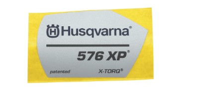 Dekal i gruppen Reservdelar Motorsågar / Husqvarna Motorsågar 500-serie / Reservdelar Husqvarna 576XP hos Motorsågsbutiken (5040941-01)