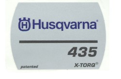 Dekal 435 i gruppen Reservdelar Motorsågar / Husqvarna Motorsågar 400-serie / Reservdelar Husqvarna 435/E hos Motorsågsbutiken (5045468-01)