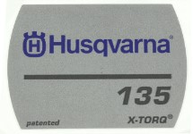 Dekal i gruppen Reservdelar Motorsågar / Husqvarna Motorsågar 100-serie / Reservdelar Husqvarna 135 hos Motorsågsbutiken (5045468-03)