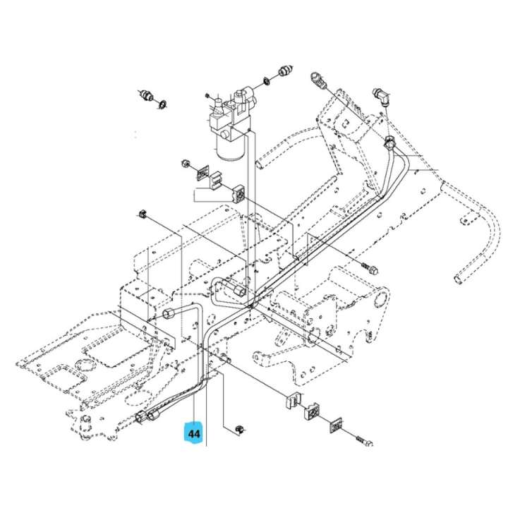 Hydraulrör i gruppen  hos Motorsågsbutiken (5046434-01)