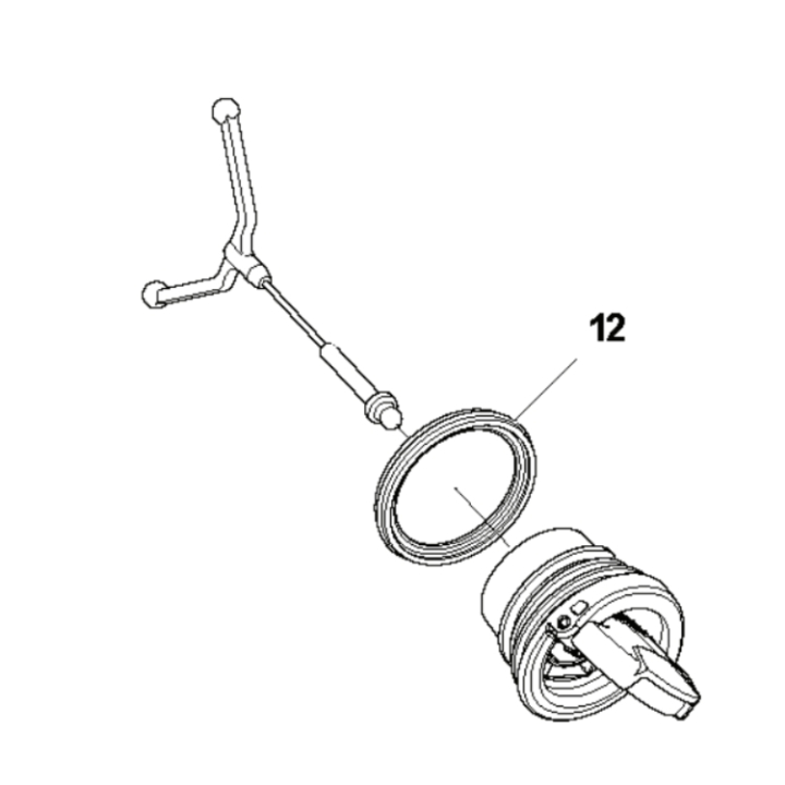Tätning 5054110-01 i gruppen Reservdelar Motorsågar / Husqvarna Motorsågar 500-serie / Reservdelar Husqvarna T540XP hos Motorsågsbutiken (5054110-01)