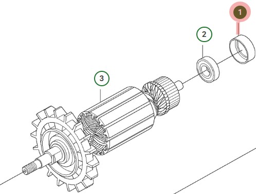 RUBBER BUSHING i gruppen  hos Motorsågsbutiken (5055303-14)