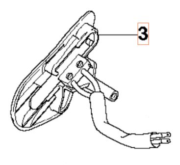 STOPPKONTAKT (VÄNSTER) i gruppen Övriga Reservdelar / Reservdelar Husqvarna Motorkap / Reservdelar Husqvarna K1270 hos Motorsågsbutiken (5063591-03)