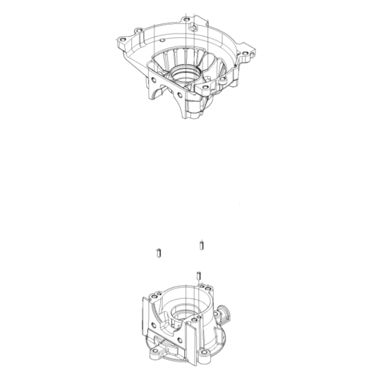 Crankcase-C i gruppen Övriga Reservdelar / Reservdelar Husqvarna Häcksaxar / Reservdelar Husqvarna 226HD75S hos Motorsågsbutiken (5066384-01)