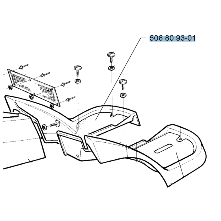 Fotmatta, Vä, i gruppen  hos Motorsågsbutiken (5068093-01)
