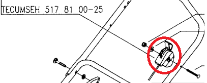 Gasreglage i gruppen  hos Motorsågsbutiken (5178100-25)