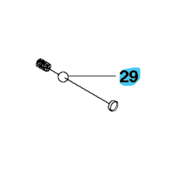 Friction Ball i gruppen Reservdelar Röjsågar / Röjsågar Husqvarna 200-serie / Reservdelar Husqvarna 253RJ hos Motorsågsbutiken (5210655-01)