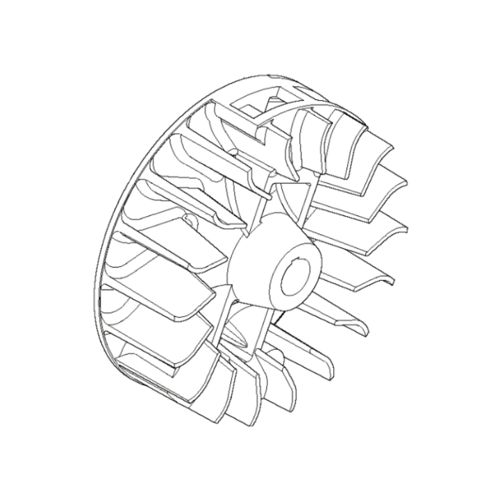 Rotor i gruppen Reservdelar Röjsågar / Röjsågar Husqvarna 200-serie / Reservdelar Husqvarna 243RJ hos Motorsågsbutiken (5216241-01)