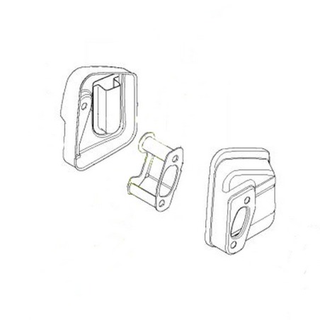 Muffler-Assy i gruppen Reservdelar Motorsågar / Reservdelar Jonsered Motorsågar / Reservdelar Jonsered CS2125T hos Motorsågsbutiken (5217790-01)