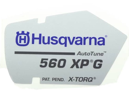 Dekal 560XPG  i gruppen Reservdelar Motorsågar / Husqvarna Motorsågar 500-serie / Reservdelar Husqvarna 560XP / G hos Motorsågsbutiken (5230356-04)