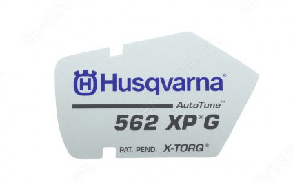 Dekal 562 XPG  i gruppen Reservdelar Motorsågar / Husqvarna Motorsågar 500-serie / Reservdelar Husqvarna 562 XP / G hos Motorsågsbutiken (5230356-06)