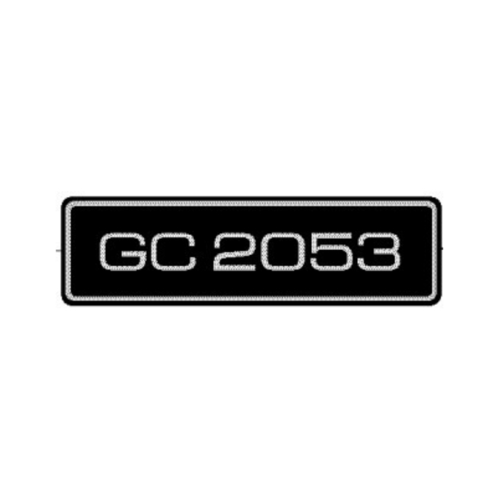 Dekal i gruppen Reservdelar Röjsågar / Reservdelar Jonsered Röjsågar / Reservdelar Jonsered GC2053 hos Motorsågsbutiken (5233506-01)