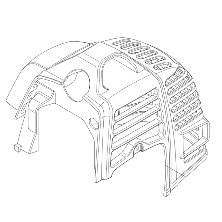 Kåpa i gruppen Reservdelar Röjsågar / Röjsågar Husqvarna 200-serie / Reservdelar Husqvarna 226RJ hos Motorsågsbutiken (5279178-01)