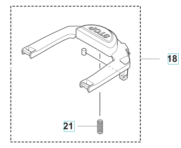 BUTTON ASSY i gruppen  hos Motorsågsbutiken (5293437-01)