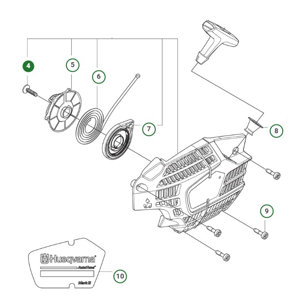 SCREW CITXPANT i gruppen Reservdelar Motorsågar / Husqvarna Motorsågar 500-serie / Reservdelar Husqvarna T540XP Mark III hos Motorsågsbutiken (5295030-02)