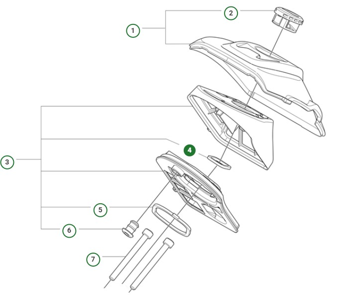 SEALING AIR FILTER HALF! i gruppen Reservdelar Motorsågar / Husqvarna Motorsågar 500-serie / Reservdelar Husqvarna T540XP Mark III hos Motorsågsbutiken (5295496-01)