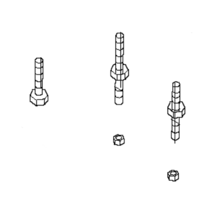 INSTALLATION KIT BOLTS AND NUT i gruppen  hos Motorsågsbutiken (5295948-01)