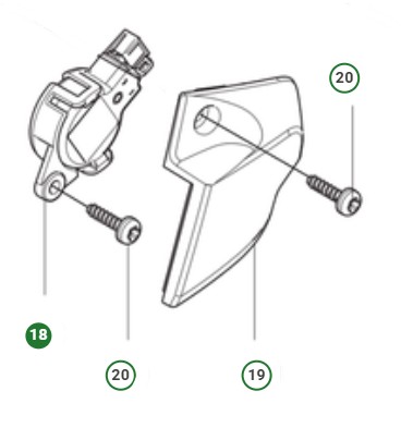 BRACKET CONNECTIVITY DEVICE i gruppen Reservdelar Motorsågar / Husqvarna Motorsågar 500-serie / Reservdelar Husqvarna 540 XP Mark III hos Motorsågsbutiken (5296467-01)