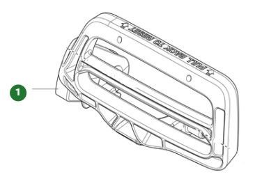 HAND GUARD TH,39CC i gruppen Reservdelar Motorsågar / Husqvarna Motorsågar 500-serie / Reservdelar Husqvarna T540XP Mark III hos Motorsågsbutiken (5298234-01)