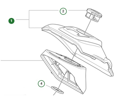 FILTER COVER ASSY TH,39CC i gruppen Reservdelar Motorsågar / Husqvarna Motorsågar 500-serie / Reservdelar Husqvarna T540XP Mark III hos Motorsågsbutiken (5298251-01)