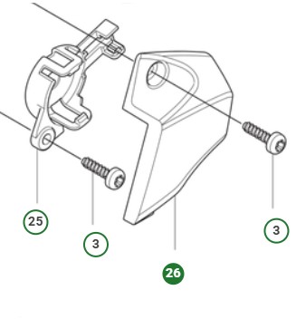 COVER TANK ,TH i gruppen Reservdelar Motorsågar / Husqvarna Motorsågar 500-serie / Reservdelar Husqvarna T540XP Mark III hos Motorsågsbutiken (5298351-01)
