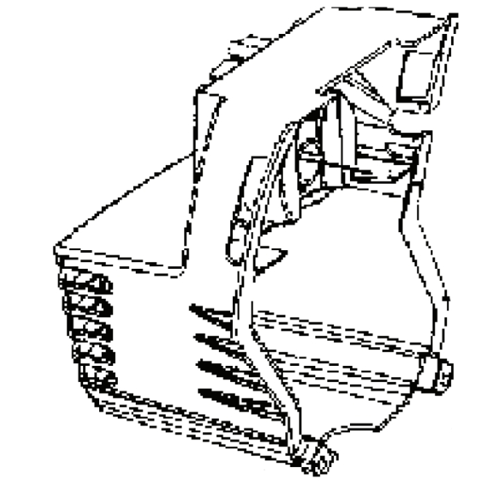 Assy Rear Shroud W/Heat Ref i gruppen Reservdelar Röjsågar / Reservdelar Partner Röjsågar / Reservdelar Partner T281 hos Motorsågsbutiken (5300587-97)