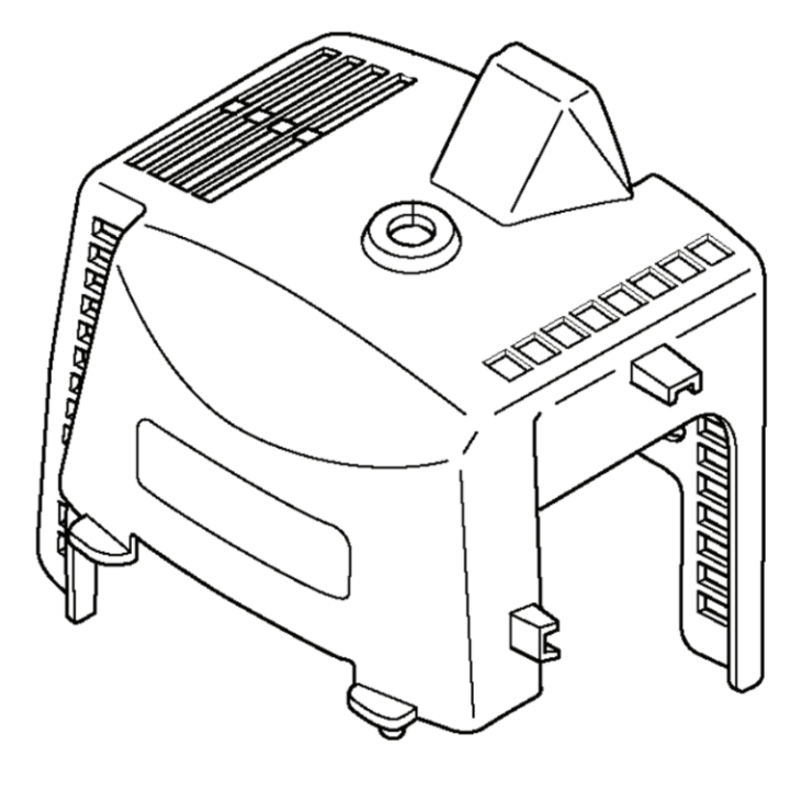 Kåpa i gruppen Reservdelar Röjsågar / Röjsågar Husqvarna 100-serie / Reservdelar Husqvarna 133R hos Motorsågsbutiken (5310078-38)