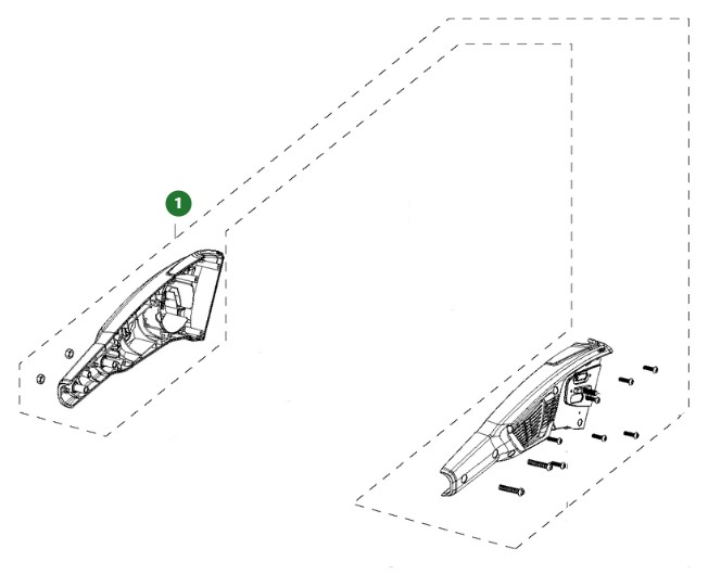 Cover i gruppen Reservdelar Motorsågar / Husqvarna Motorsågar 100-serie / Reservdelar Husqvarna 120iTK4-P hos Motorsågsbutiken (5311467-14)