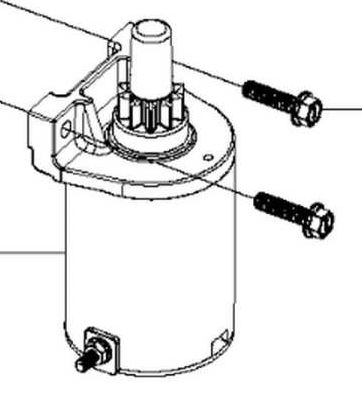 Starter Motor i gruppen  hos Motorsågsbutiken (5311471-30)