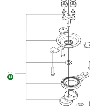 BEARING RING COARSE CUT i gruppen Övriga Reservdelar / Reservdelar Husqvarna Häcksaxar / Reservdelar Husqvarna 522iHDR60 hos Motorsågsbutiken (5311957-02)