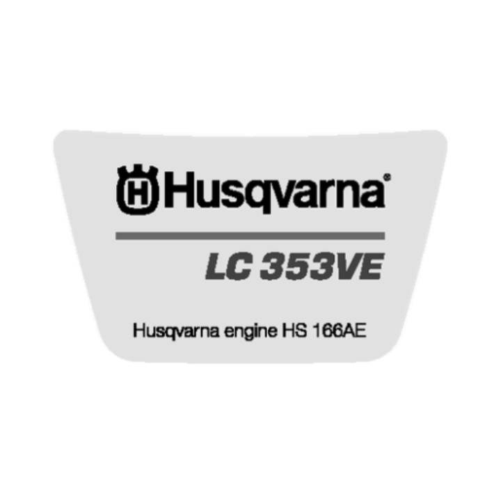 DECAL MODEL LC 353VE i gruppen  hos Motorsågsbutiken (5312408-09)