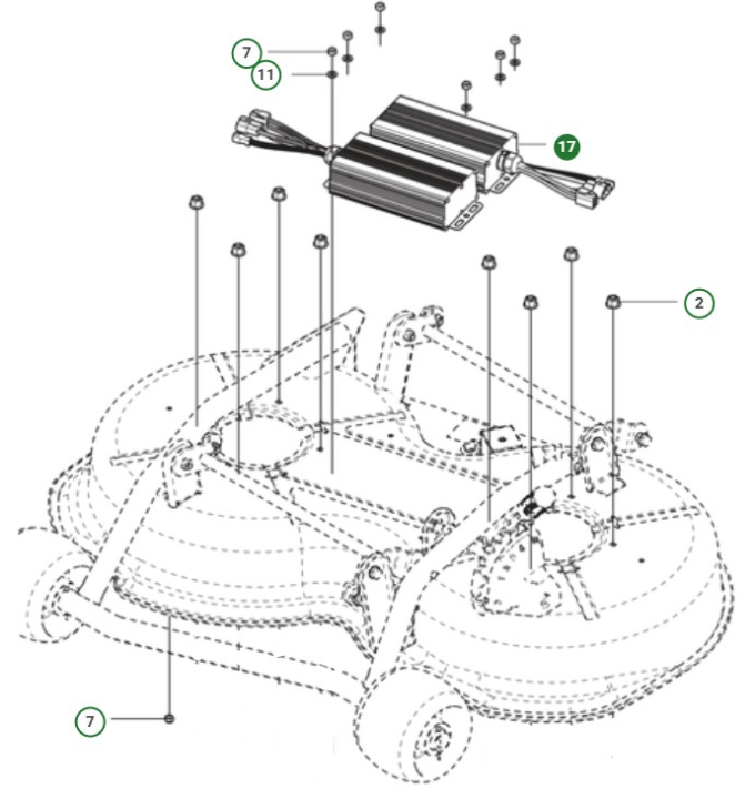 CONTROL UNIT MCU 48V- CUTTING i gruppen  hos Motorsågsbutiken (5313710-01)