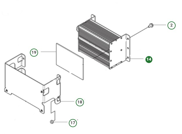 CONTROL UNIT MCU 48V- DRIVE MO i gruppen  hos Motorsågsbutiken (5313711-01)